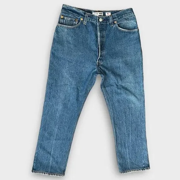 NEW RE/DONE x Levi's High Rise Ankle Crop Jeans Size 29 Ankle & Cropped